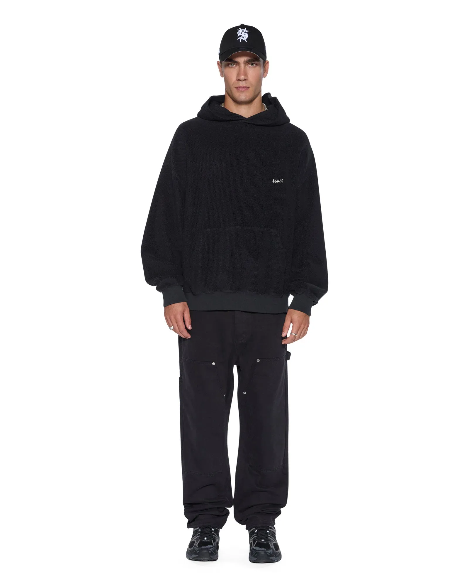 Flexible Ribbed Cuffs 1999 EKCESS HOODIE JET BLACK