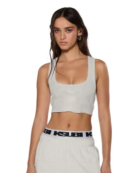 Loose Sweater 1999 ORIGIN CROP TANK SNOW MARLE