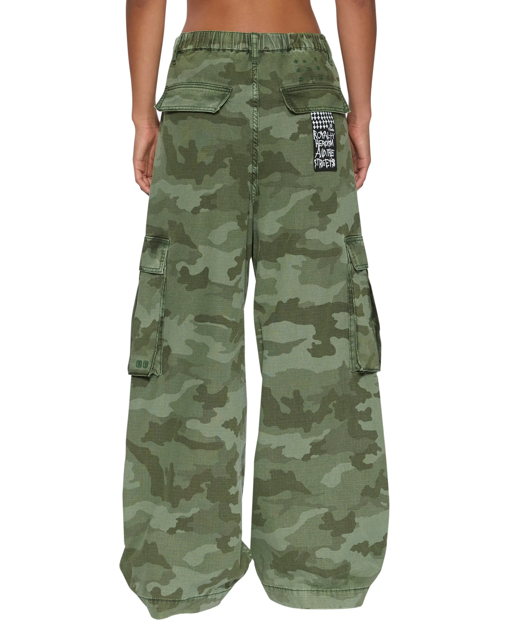 KSUPER CARGO PANT HASH CAMO Durable Streetwear Fan Premium