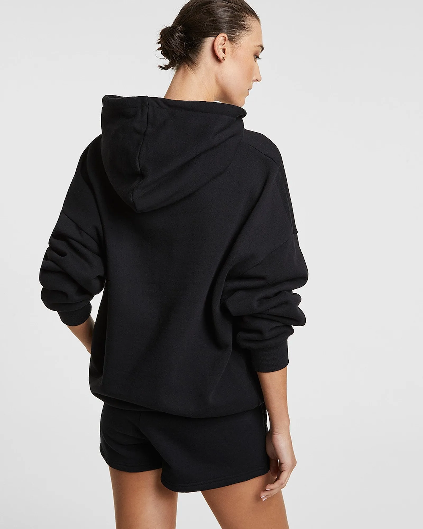 Breathable mesh panel Cozy Knit Piece 3 X 4 OH G HOODIE JET BLACK