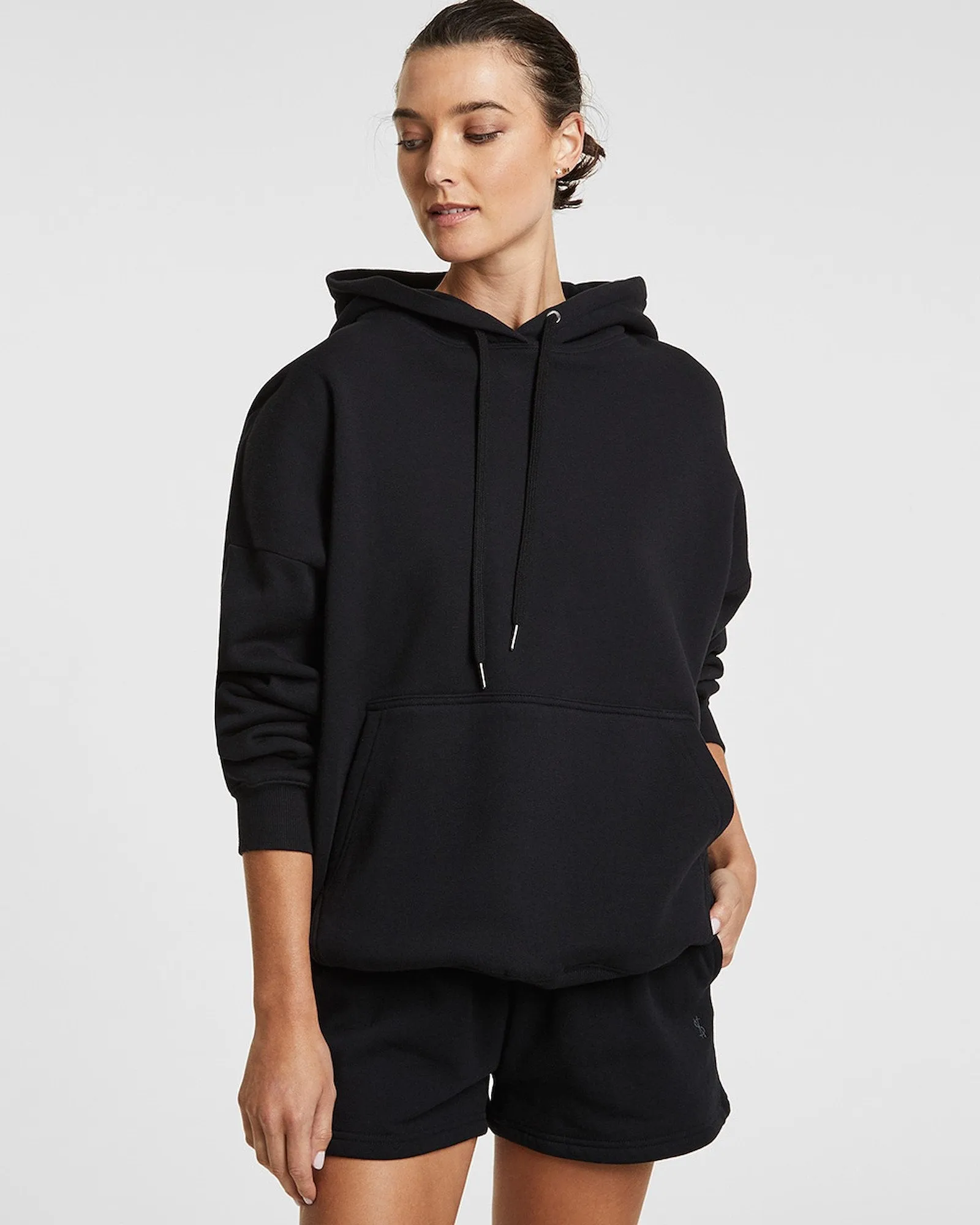 Layering Style Seasonal Wear 3 X 4 OH G HOODIE JET BLACK
