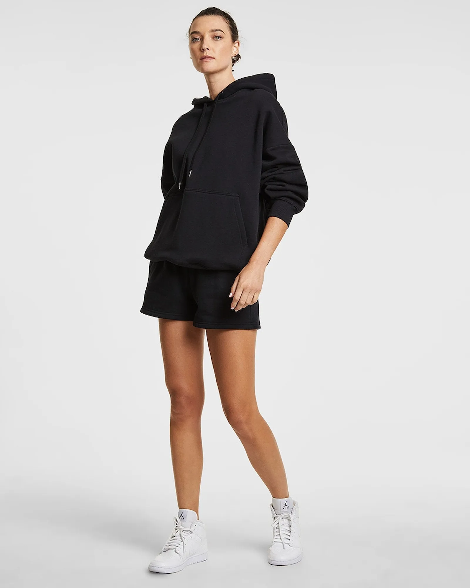 3 X 4 OH G HOODIE JET BLACK Eco Dye Process Sophisticated Knit