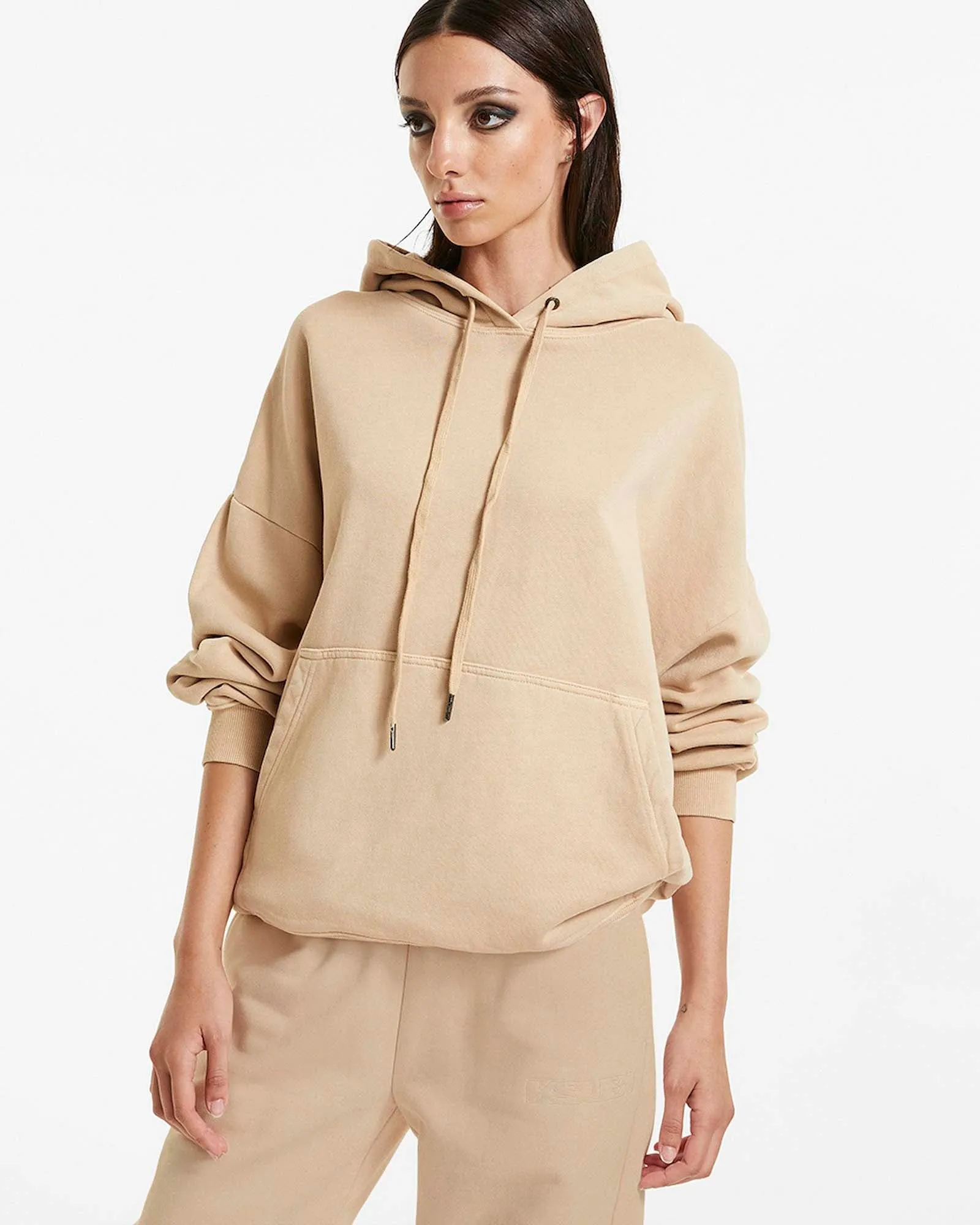 3 X 4 OH G HOODIE LATTE Knitwear Essential
