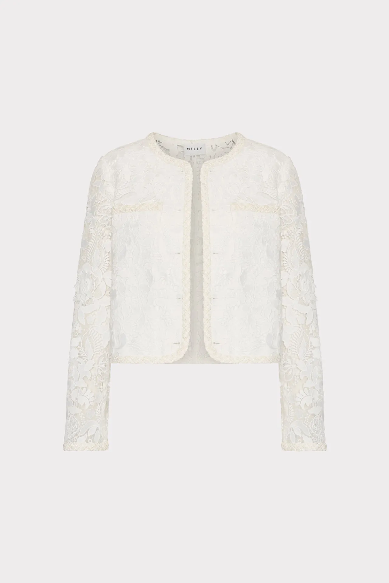 CollapsibleFrame ButterSoftTexture 3D Garden Lace Jacket