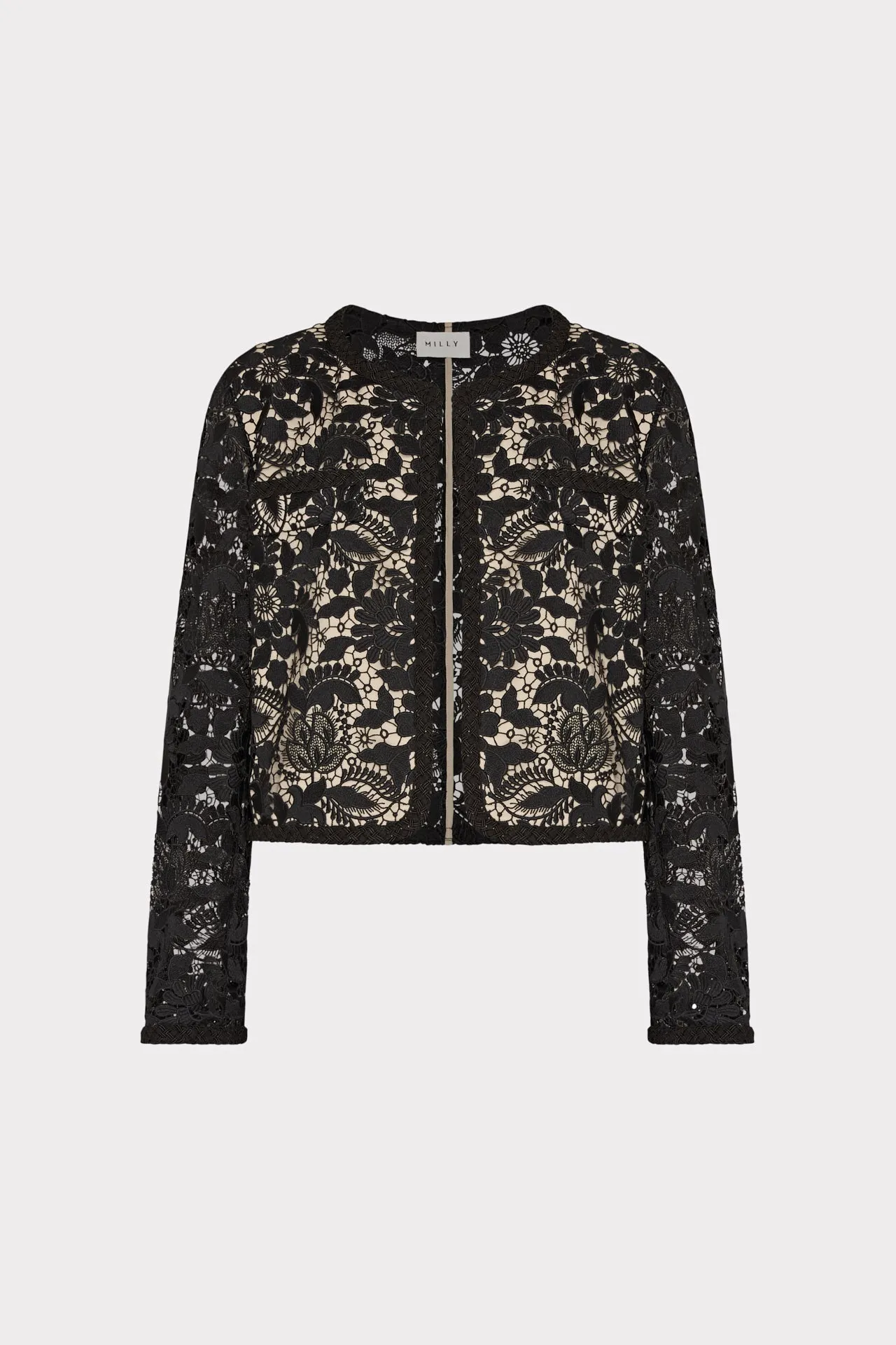 3D Garden Lace Jacket EcoFriendly Manufacturing