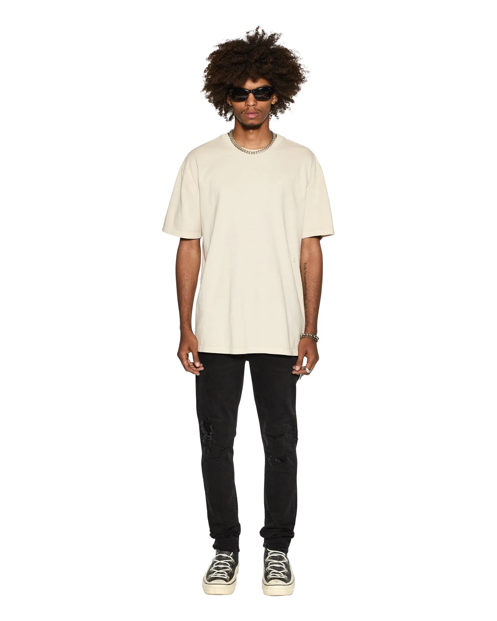 4 X 4 BIGGIE SS TEE DESERT Lightweight Wear