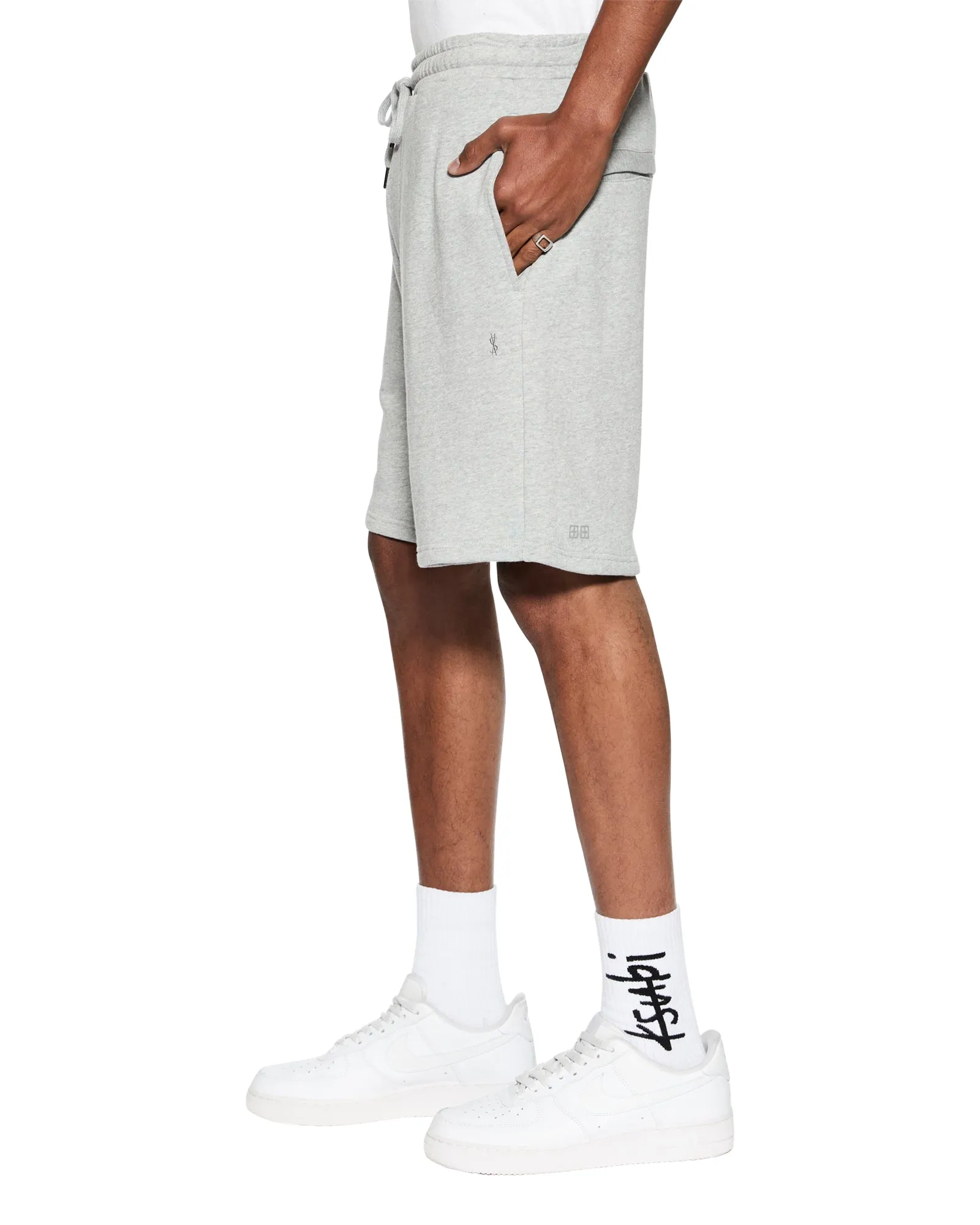 Wide Shoulder Cut 4 X 4 TRAK SHORT GREY MARLE