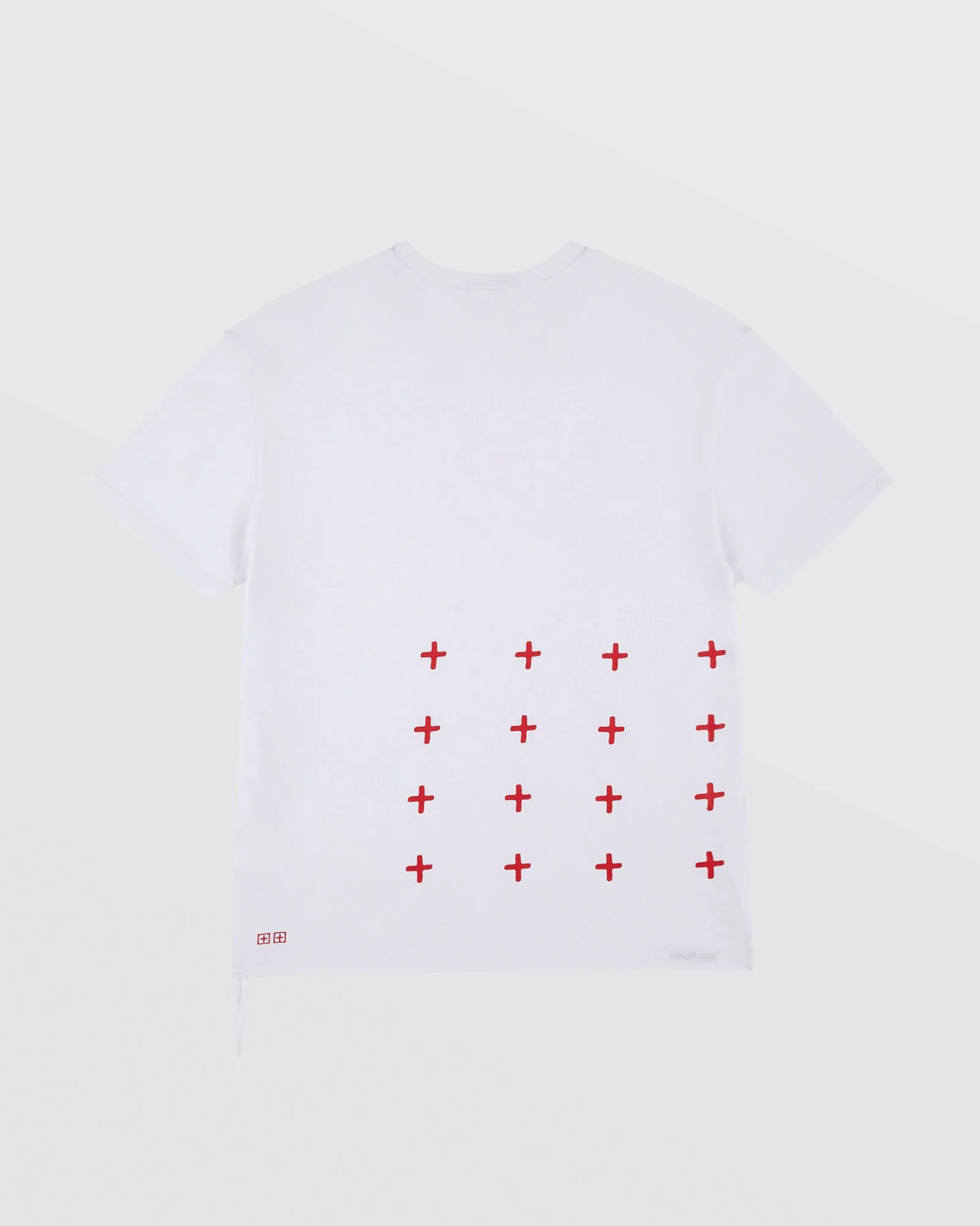 4X4 BIGGIE SS TEE WHITE/RED Sustainable Production Process