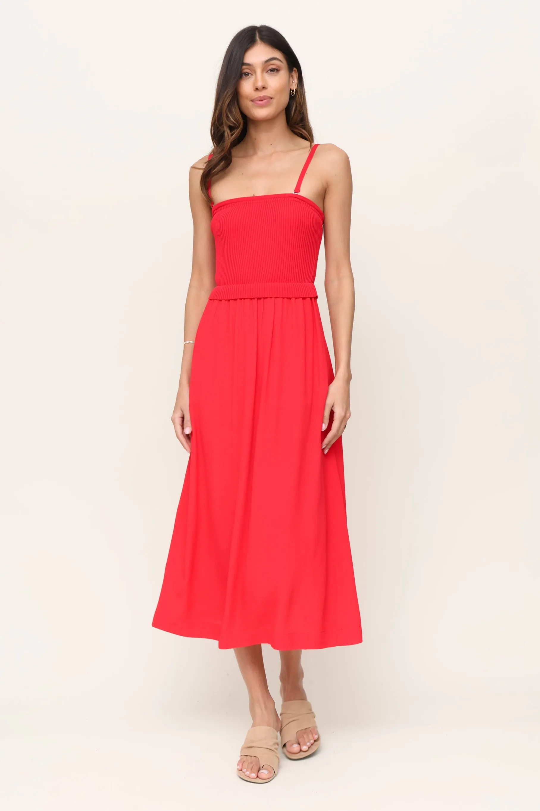 5th Ave Maxi Dress Pure Color