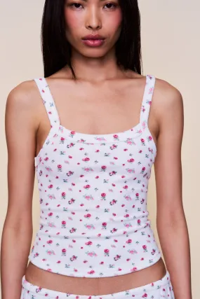 Dani Terry Tank High Elasticity Fabric Close To Body Fit