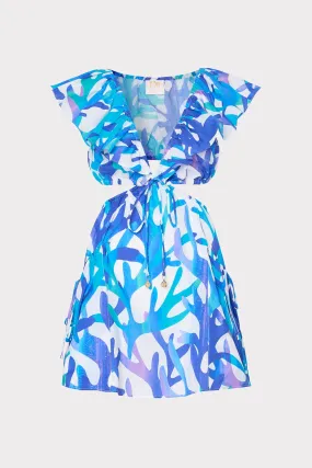 Glamorous Style Ergonomic Contour Design Delilah Under The Sea Cover-Up Dress