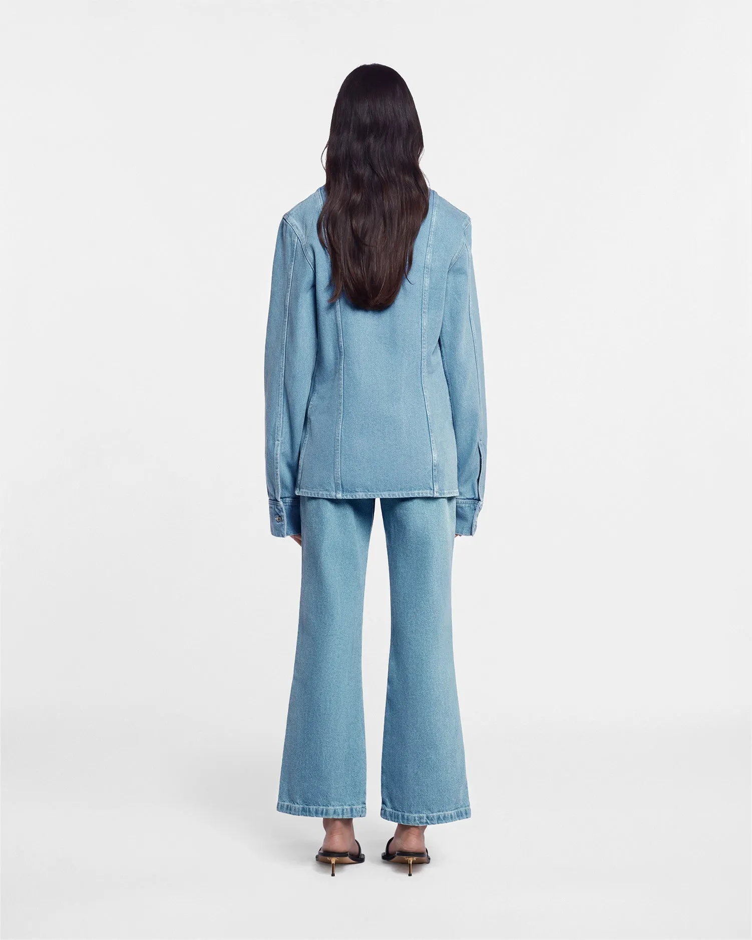 Casual Comfort Layers Zoey - Cropped Kick-Flare Jeans - Eco Light Wash