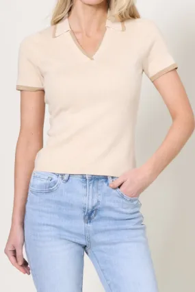 Formal Blouse Parisi Short Sleeve Polo