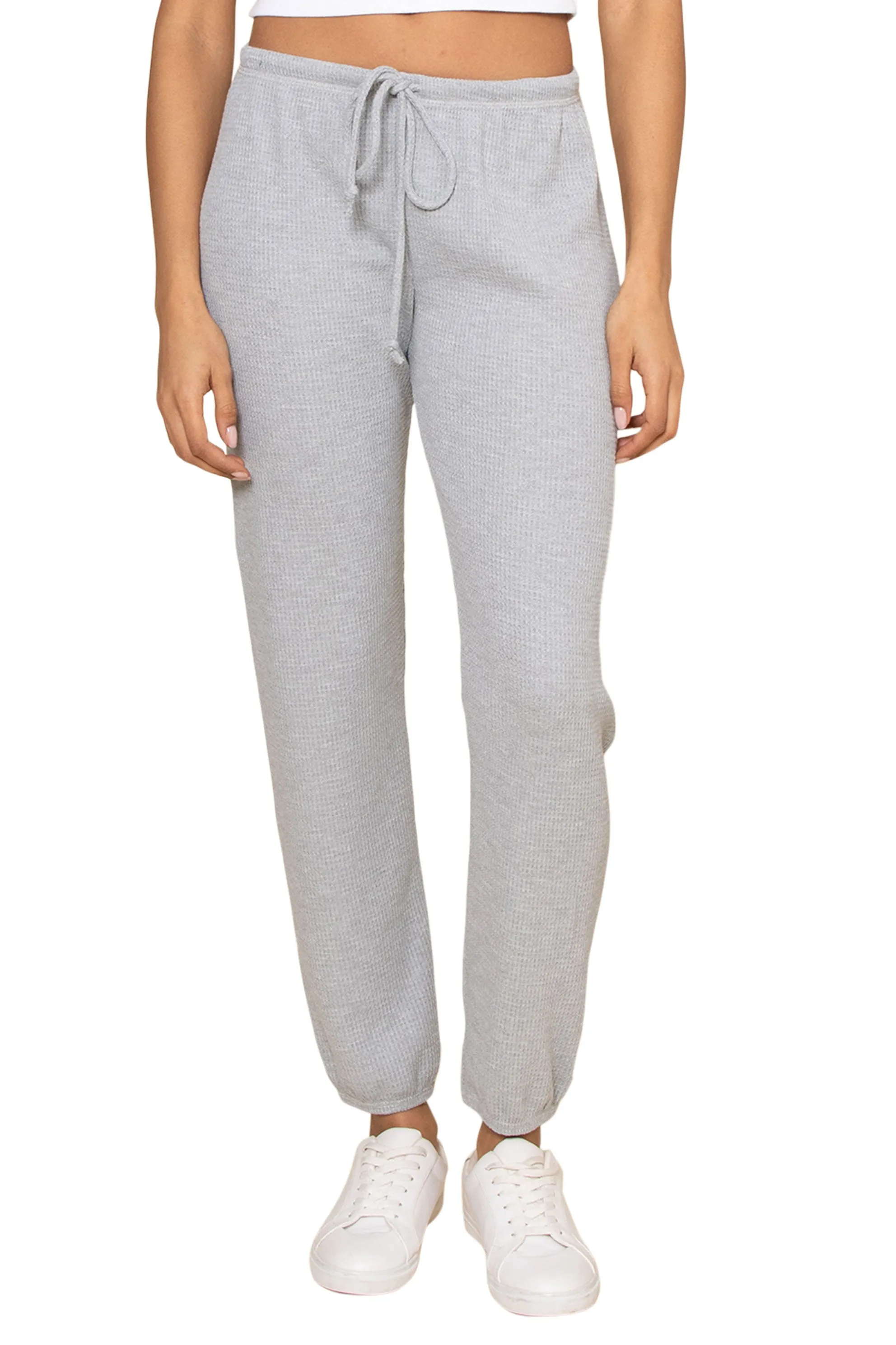 BondedEdges Lazy Day Waffle Sweatpants