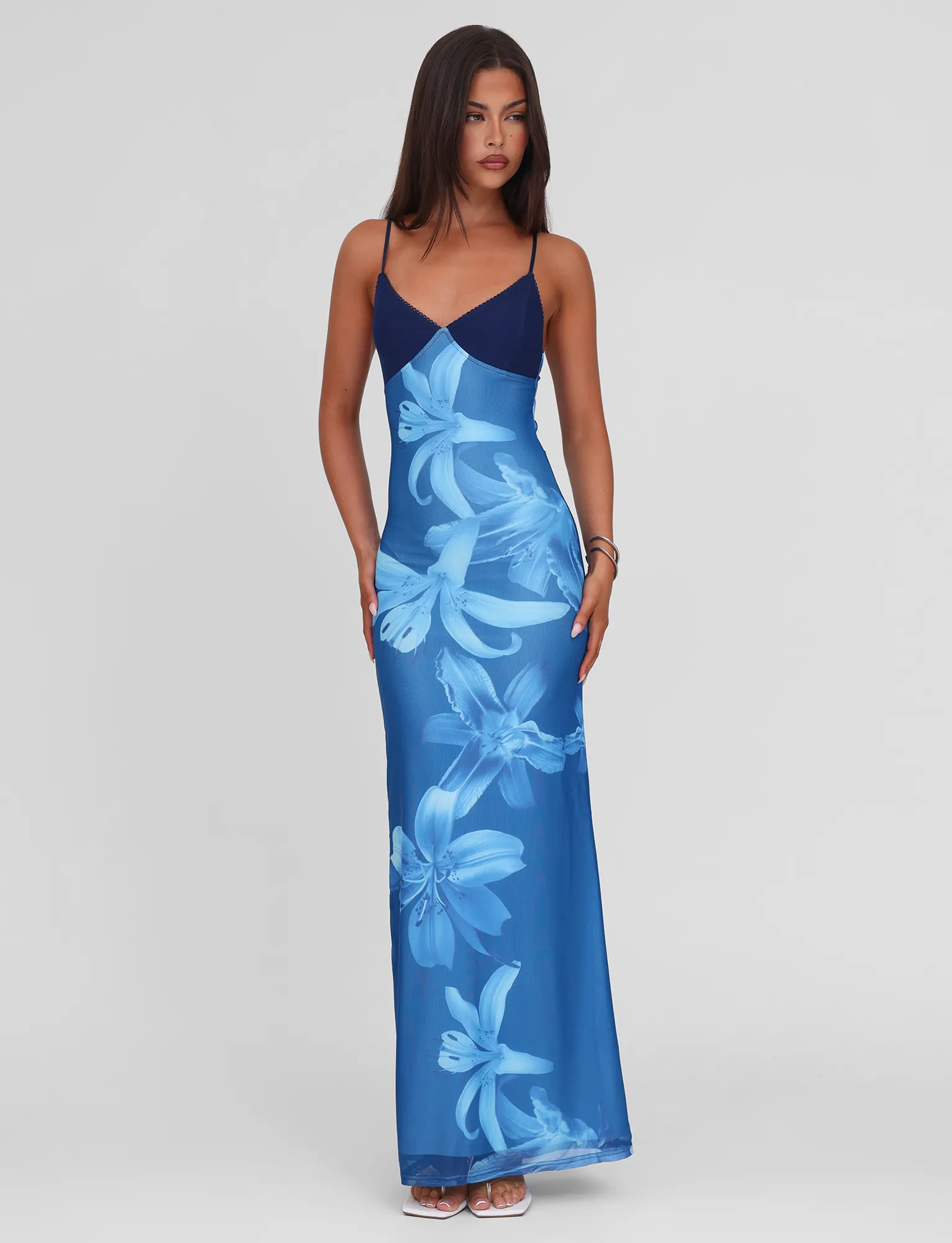 Light Wear Relax Line ALAINA DRESS - BLUE ORCHID