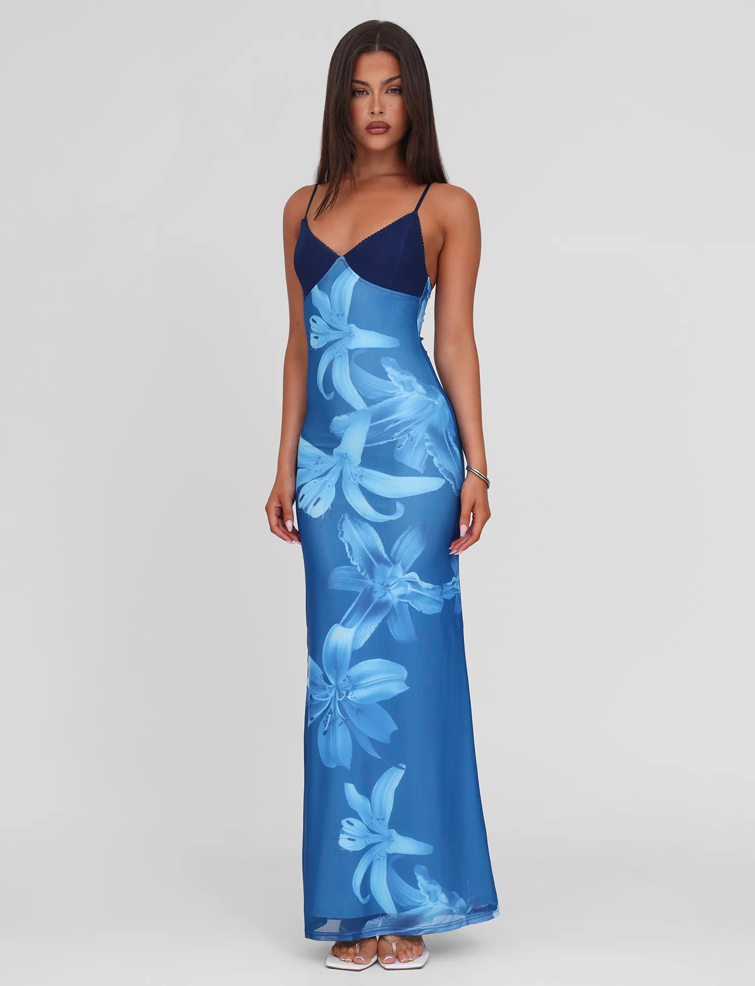 Cool Simplicity ALAINA DRESS - BLUE ORCHID