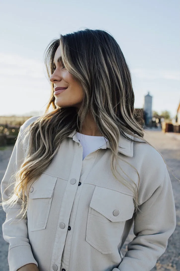 Allen Snap On Shacket - FINAL SALE Comfy Layer