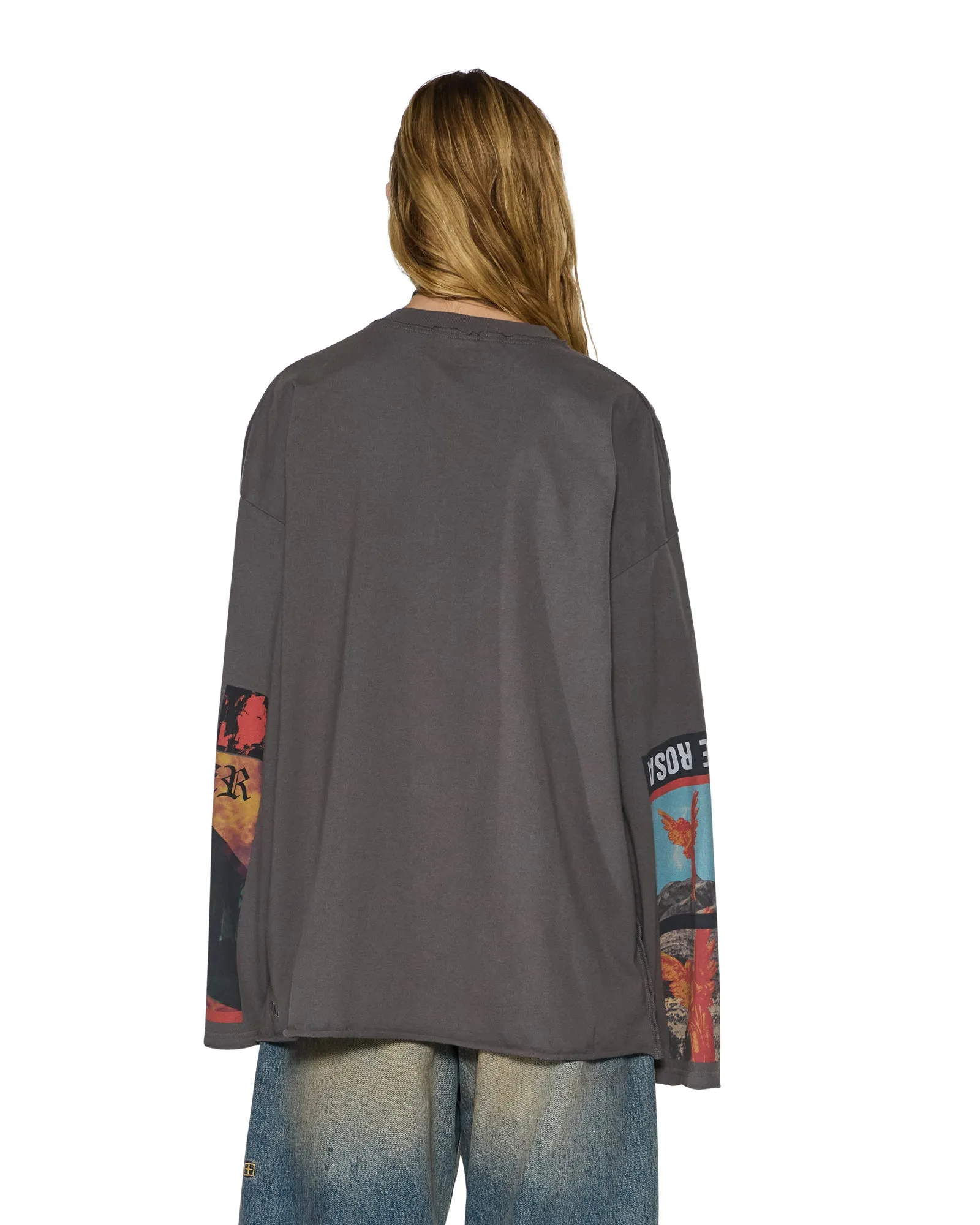 ALTAR LS BOYFRIEND TEE CHARCOAL Seasonal Staple Versatile Piece