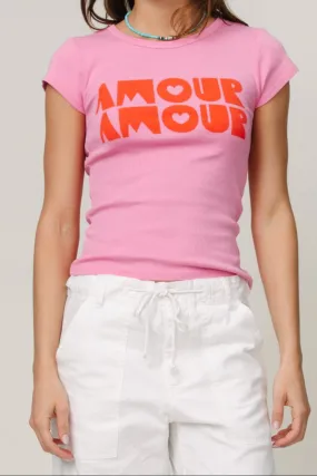 Fashionable Shirt Amour Cheeky Tee