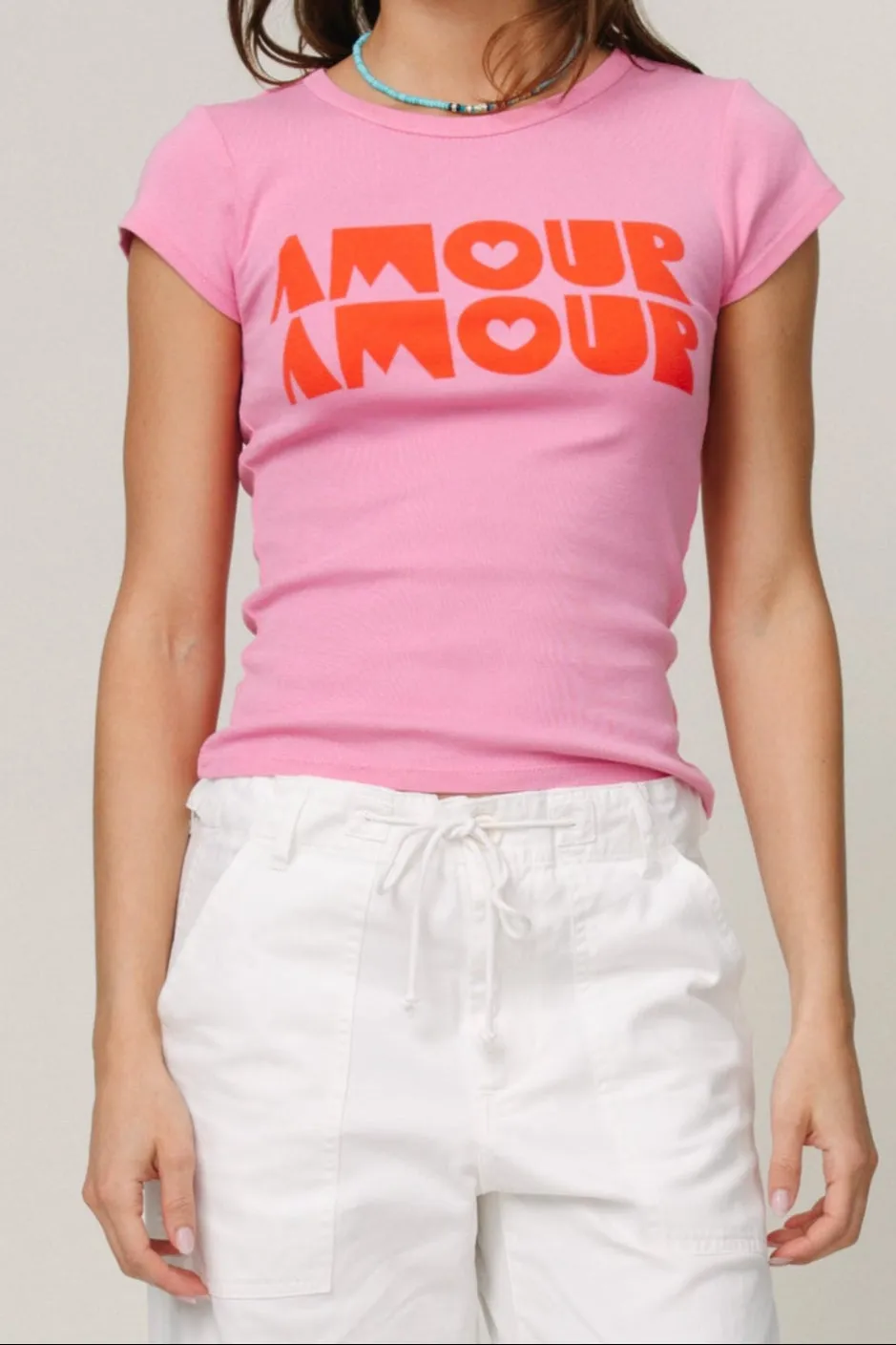 Fashionable Shirt Amour Cheeky Tee