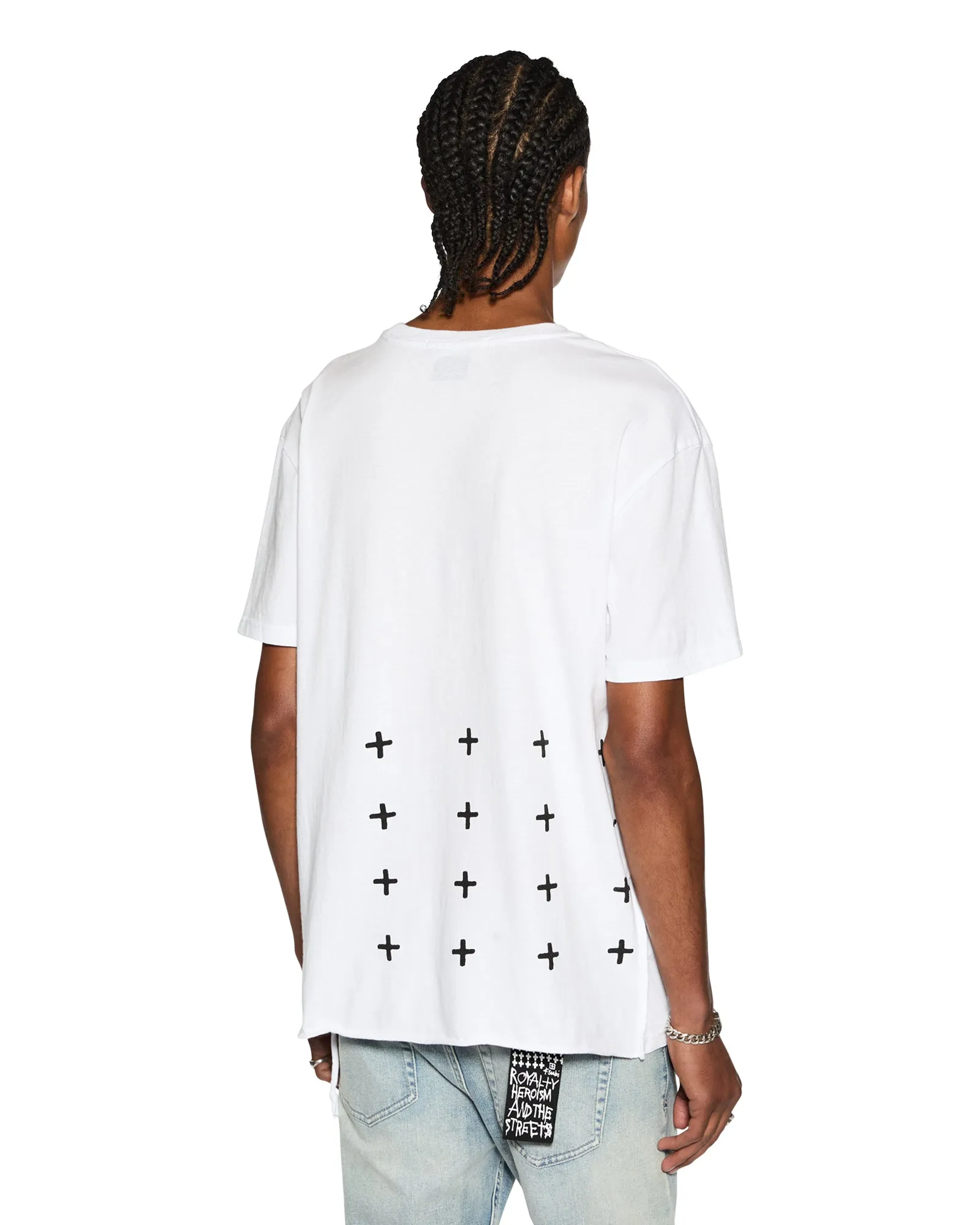 Men's Universal Silhouette 4 X 4 BIGGIE SS TEE OPTIC WHITE