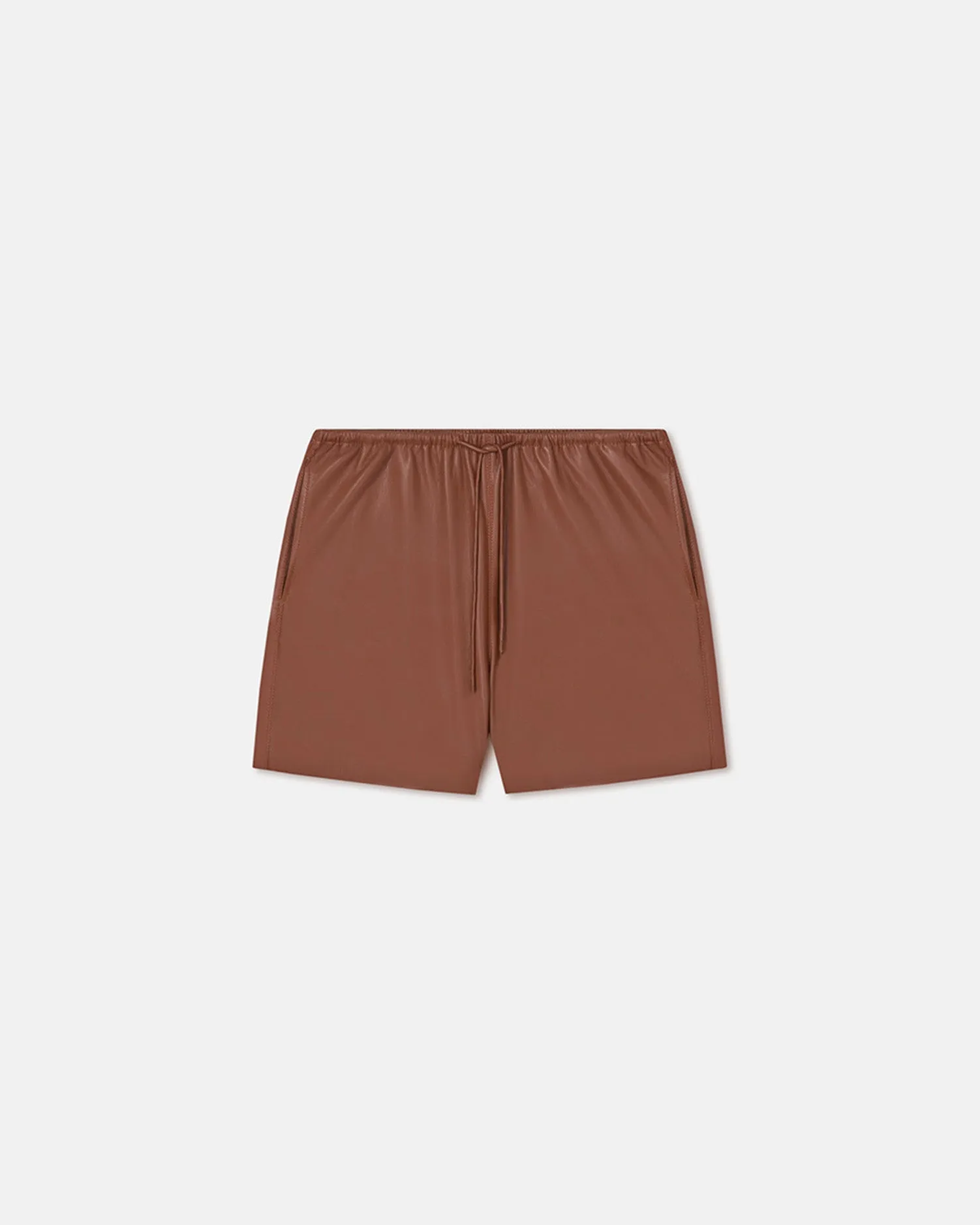 Basic Look Aniela - Okobor? Alt-Leather Shorts - Henna