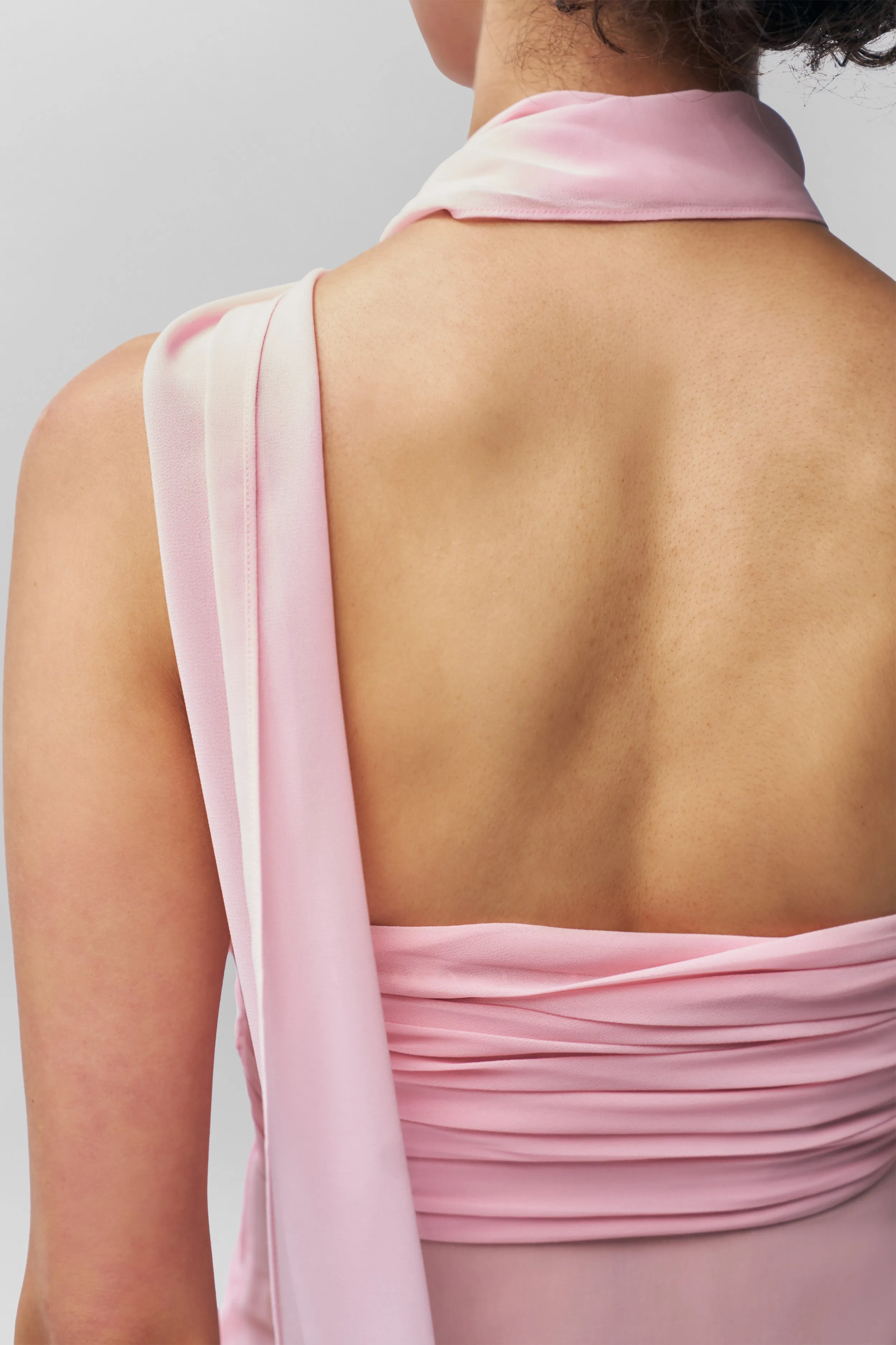 Layered Protection Design Chiffon Wrap Around Top