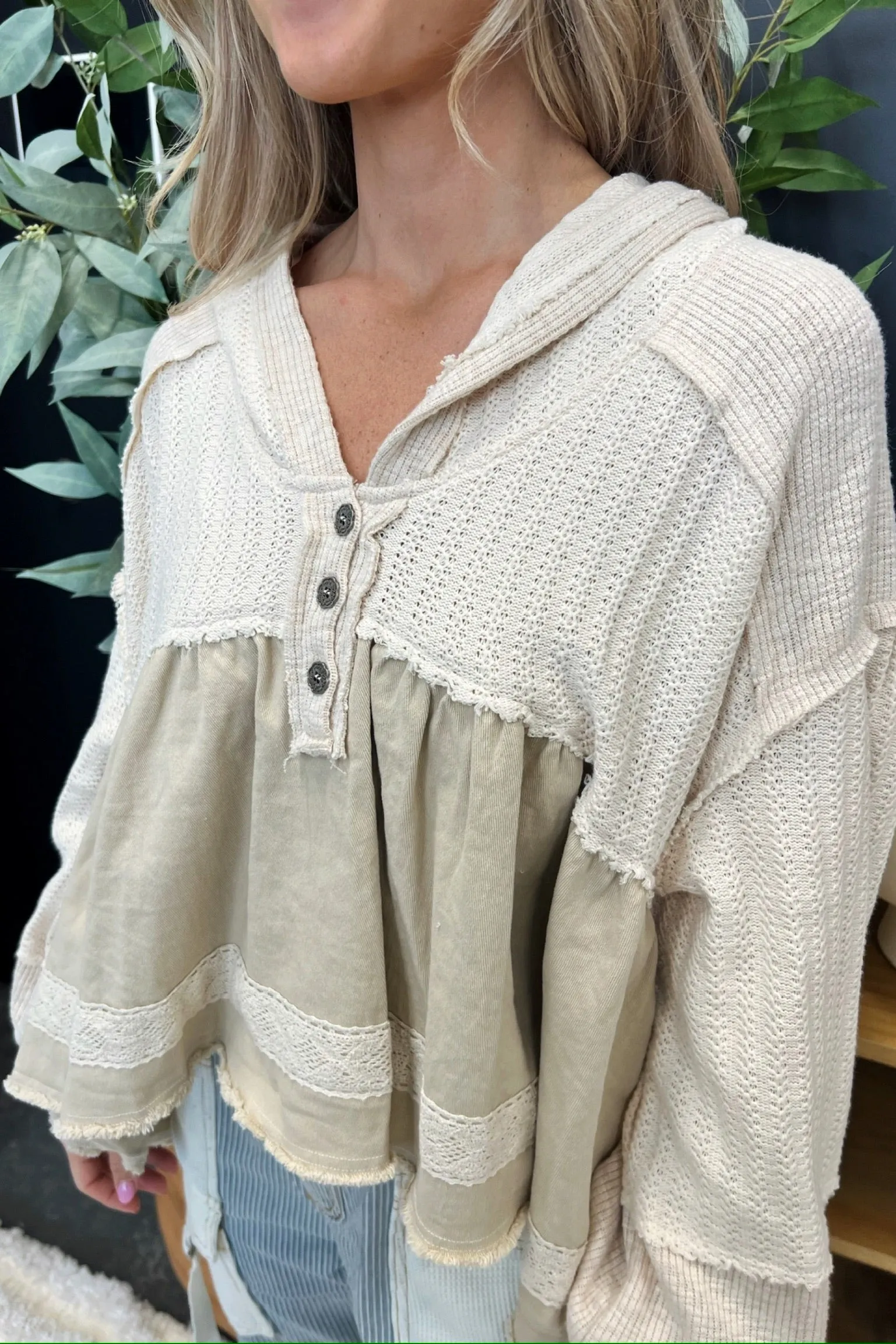 NonChafing Fabric Kason Hooded Top Lux Collection - FINAL SALE