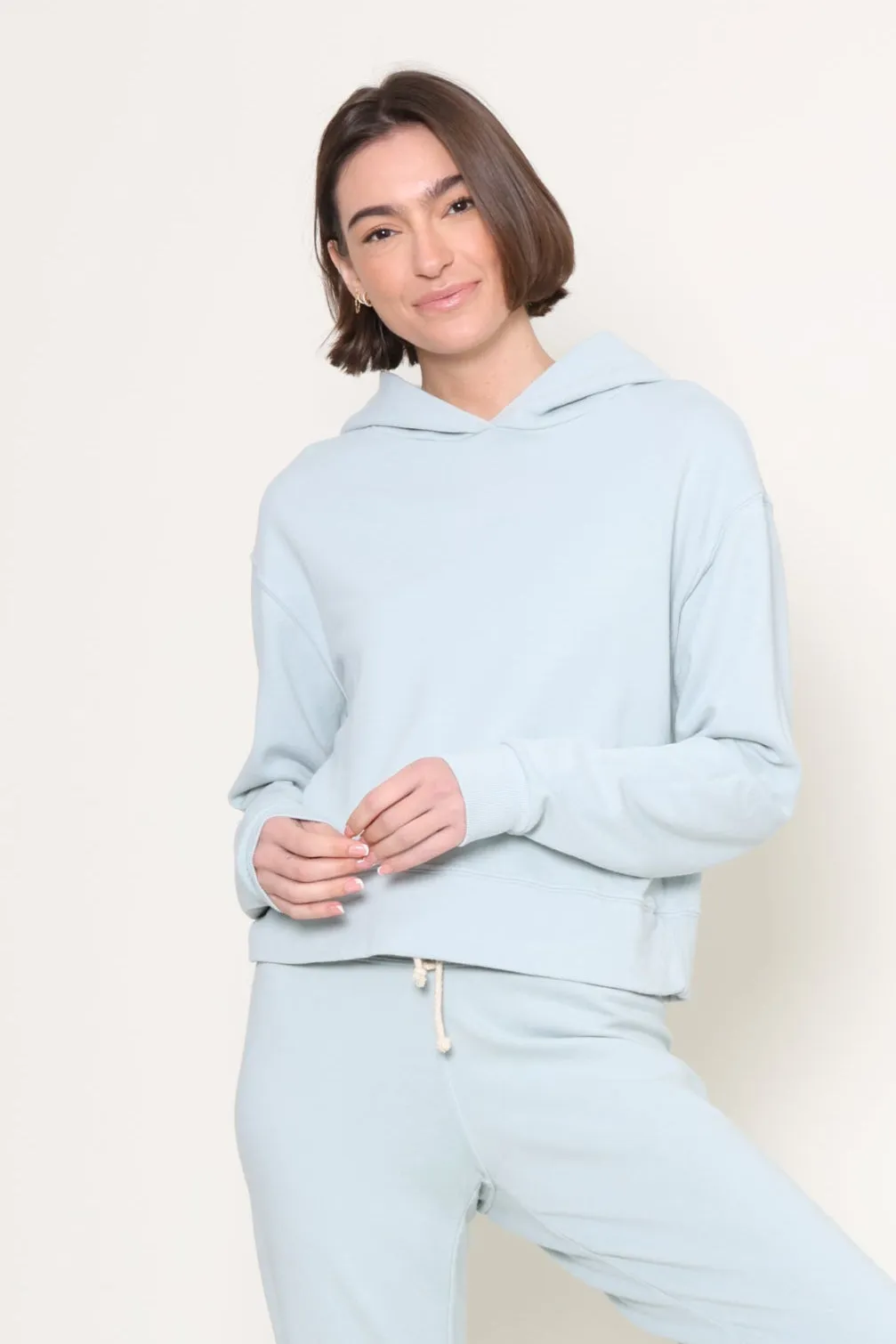 Iggy French Terry Hoodie Reflective Trim Details