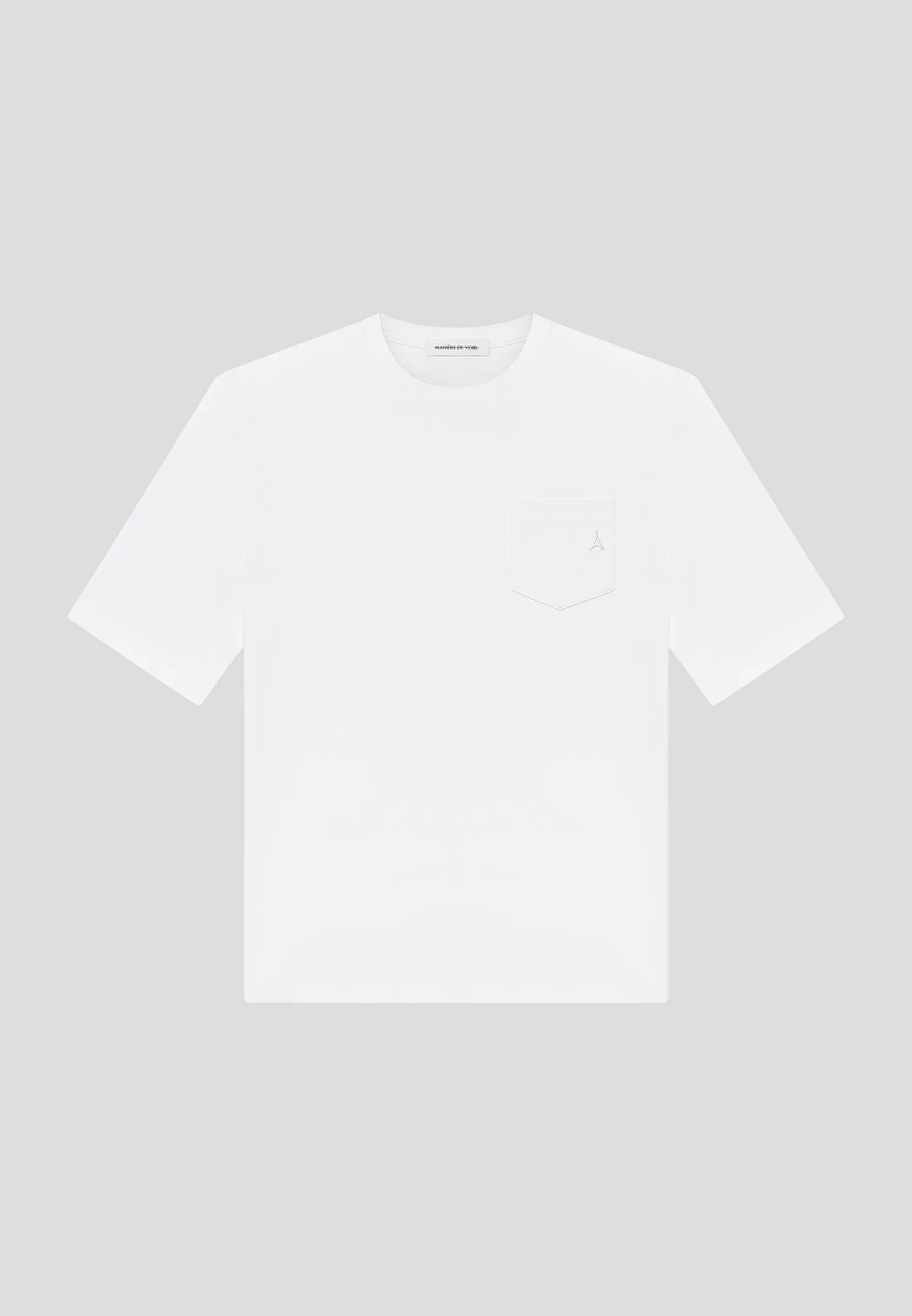 Tailored Cuffs Evening Elegance Antoine - Relaxed Fit T-Shirt - White