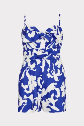 Adjustable Hemline Versatile Closure Anya Lily Silhouette Linen Romper