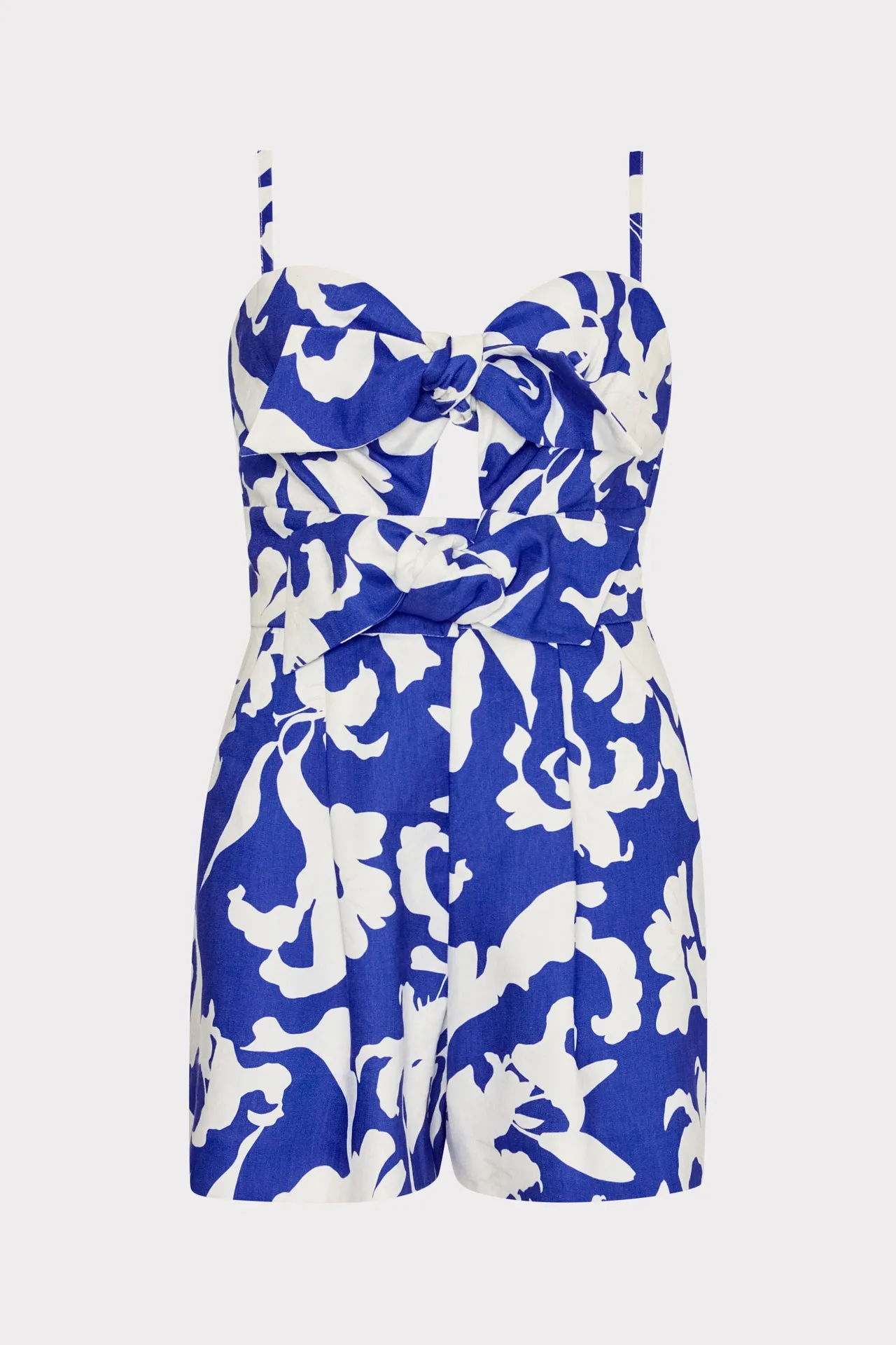 Adjustable Hemline Versatile Closure Anya Lily Silhouette Linen Romper