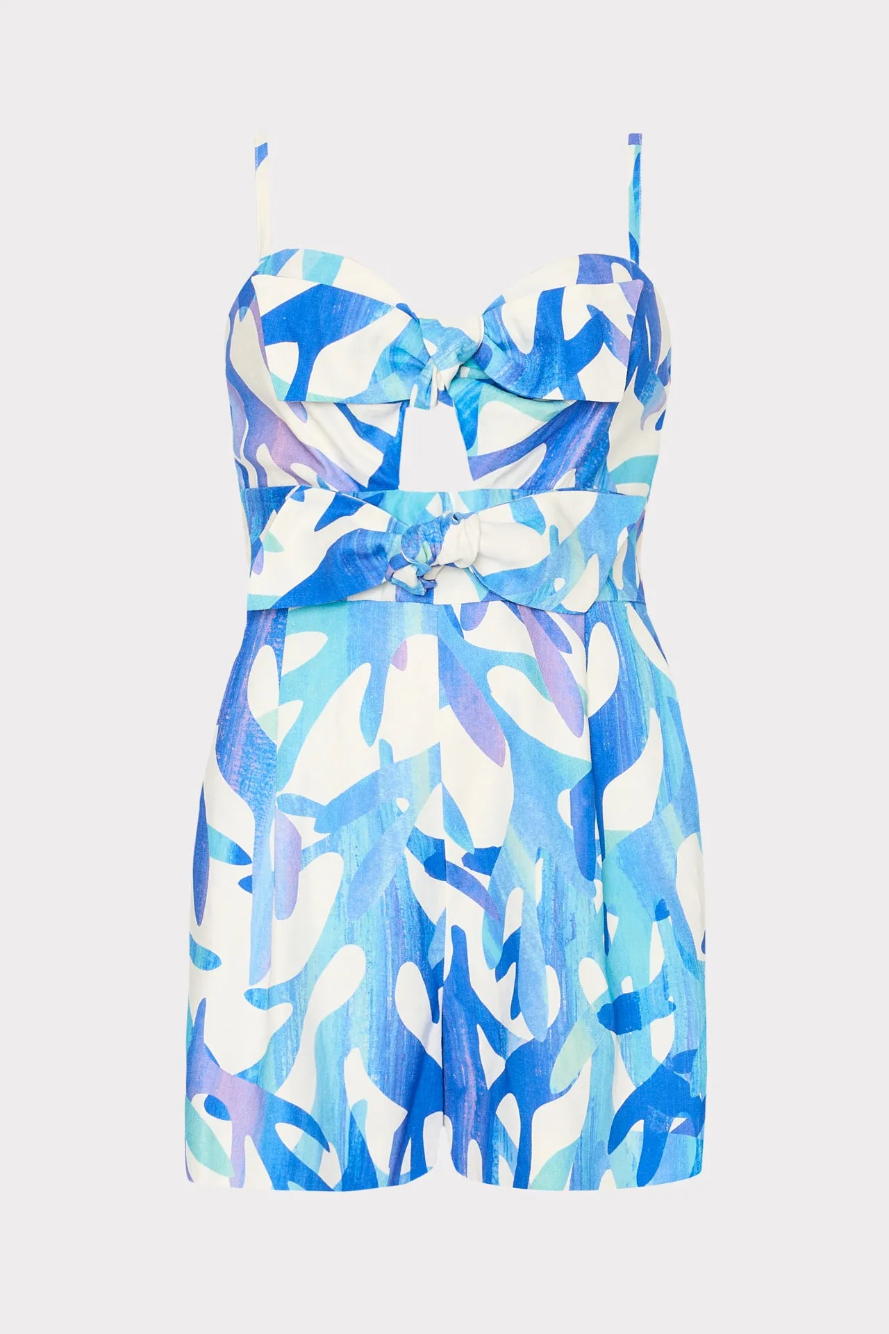 Two-Tone-Design Anya Under The Sea Linen Romper