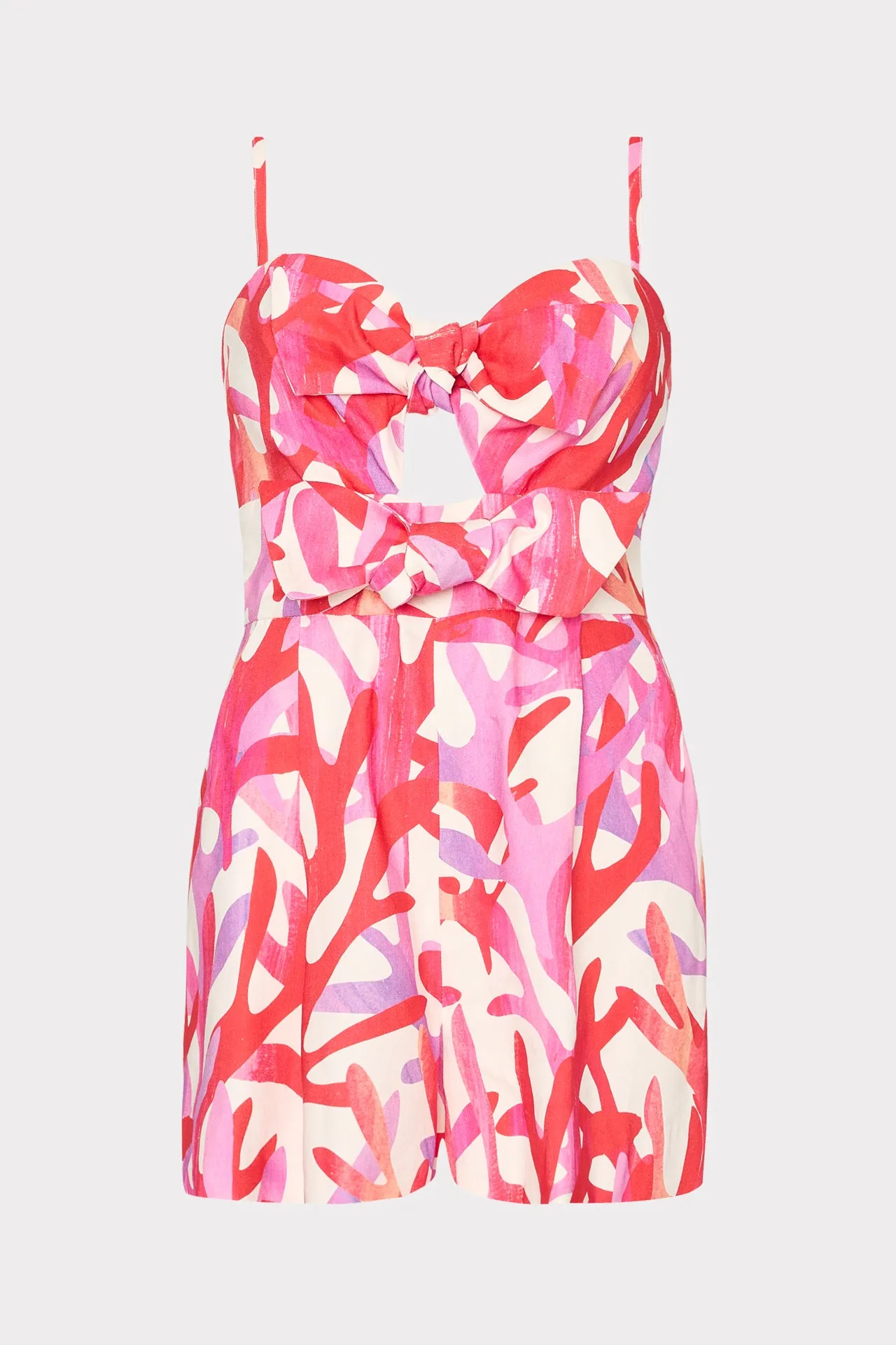 Anya Under The Sea Linen Romper Moderate Coverage Cut