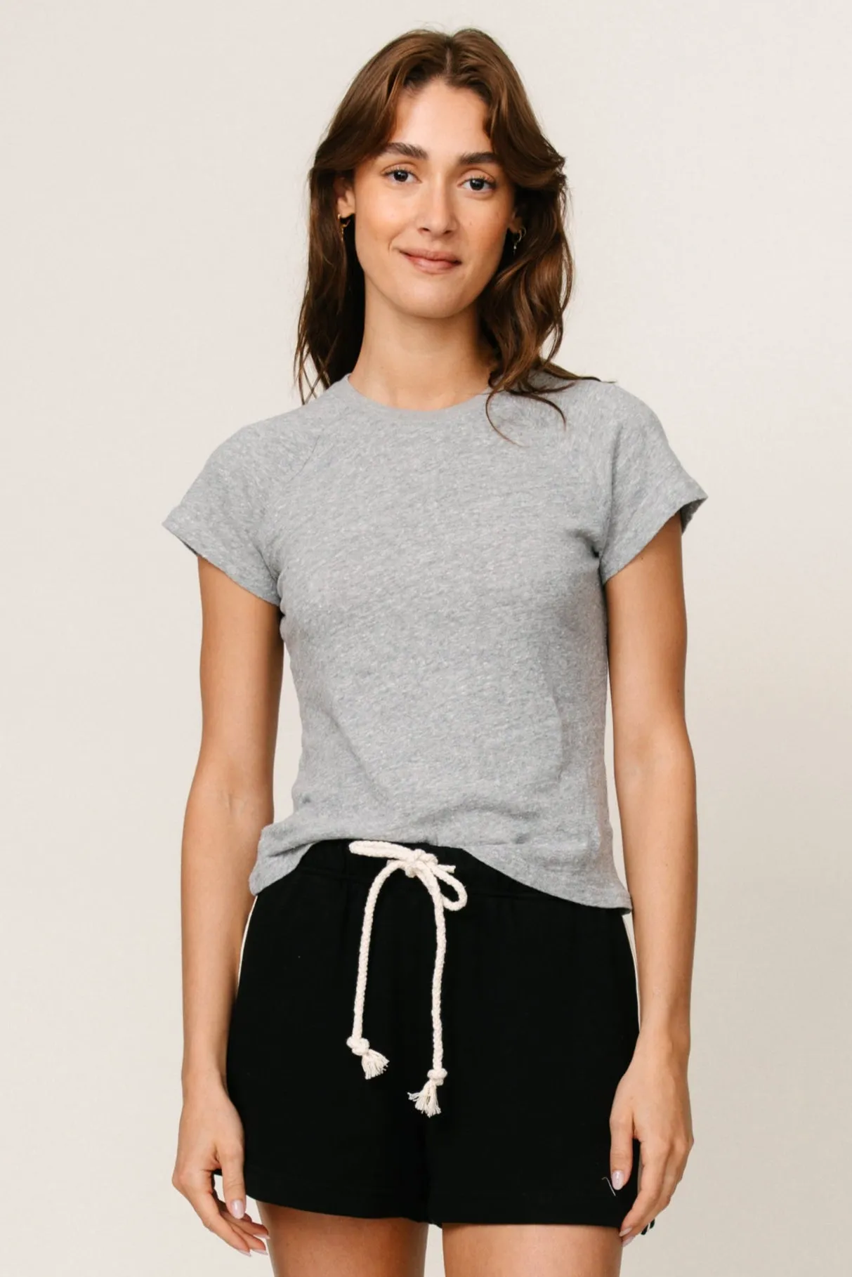 April Recycled Raglan Baby Tee Casual Style ThermalRegulation