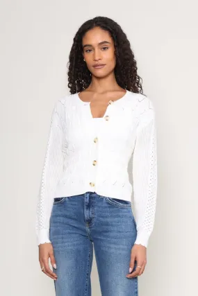 Ariana Crochet Cardigan EcoCertified AdjustableCuffSystem