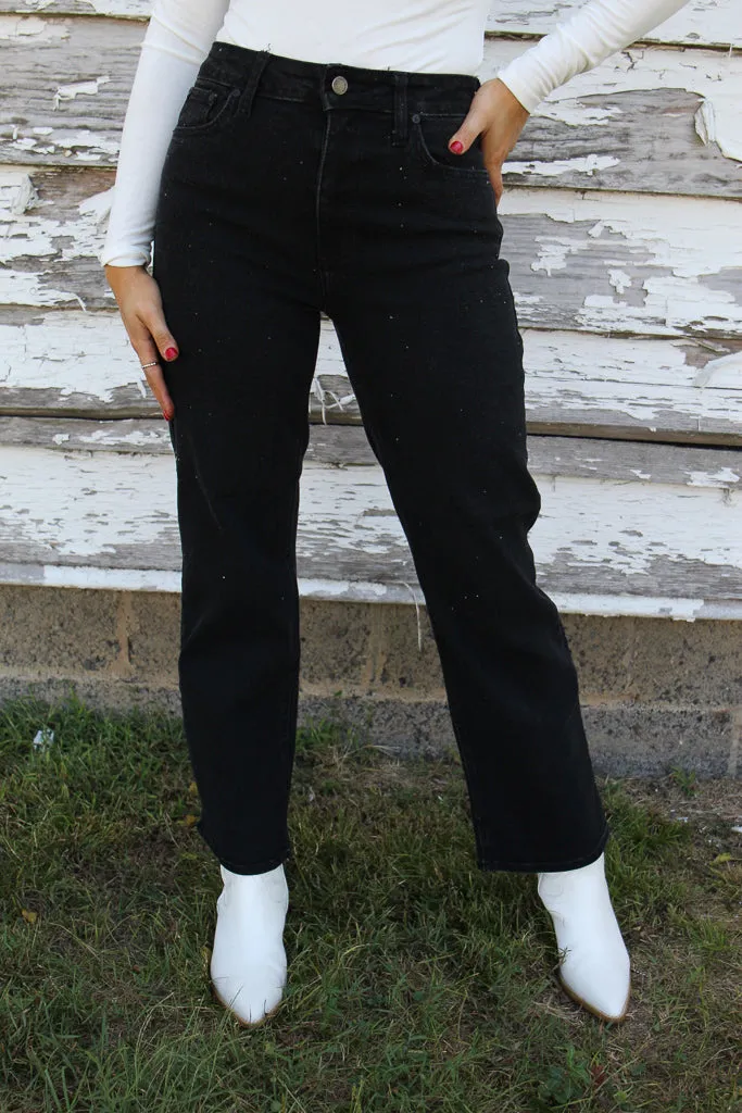 Arizona Full Length Straight Leg Denim Moisture Management Reinforced Hem