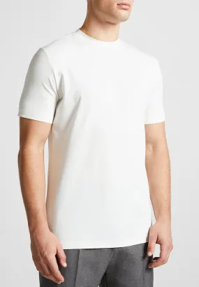Budget Friendly Armand - Fitted Luxe T-Shirt - White