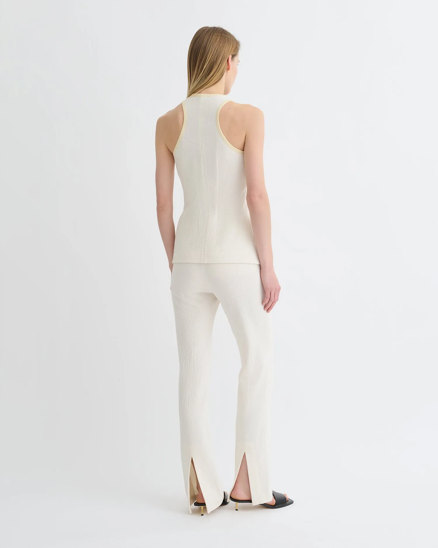 Arne - Crepe Top - Creme Eco Friendly Blend