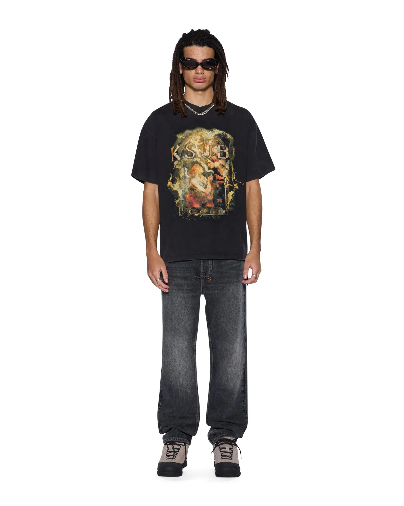 ASCENSION EKCESS TEE FADED BLACK Classic Style