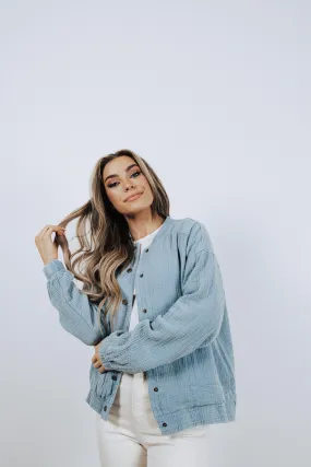 Asher Bomber Jacket - FINAL SALE Eco Dye Process