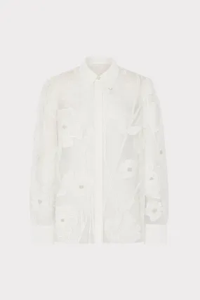 Ashton Grand Fleur Embroidered Top UVProtection Coating