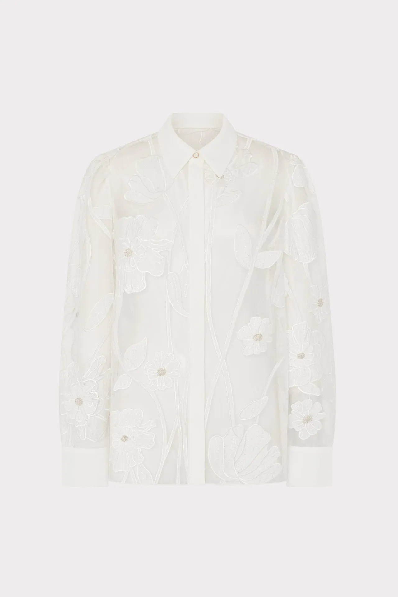 Ashton Grand Fleur Embroidered Top AllPurposeWear LayeredNeckline