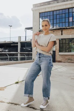 ReinforcedEdges Bradley Cuff Sleeve Top - FINAL SALE