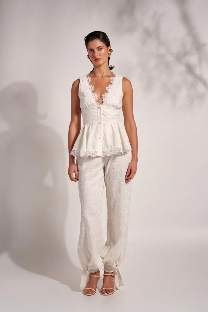 AWA TOP WHITE Timeless Piece Ultra Soft Finish