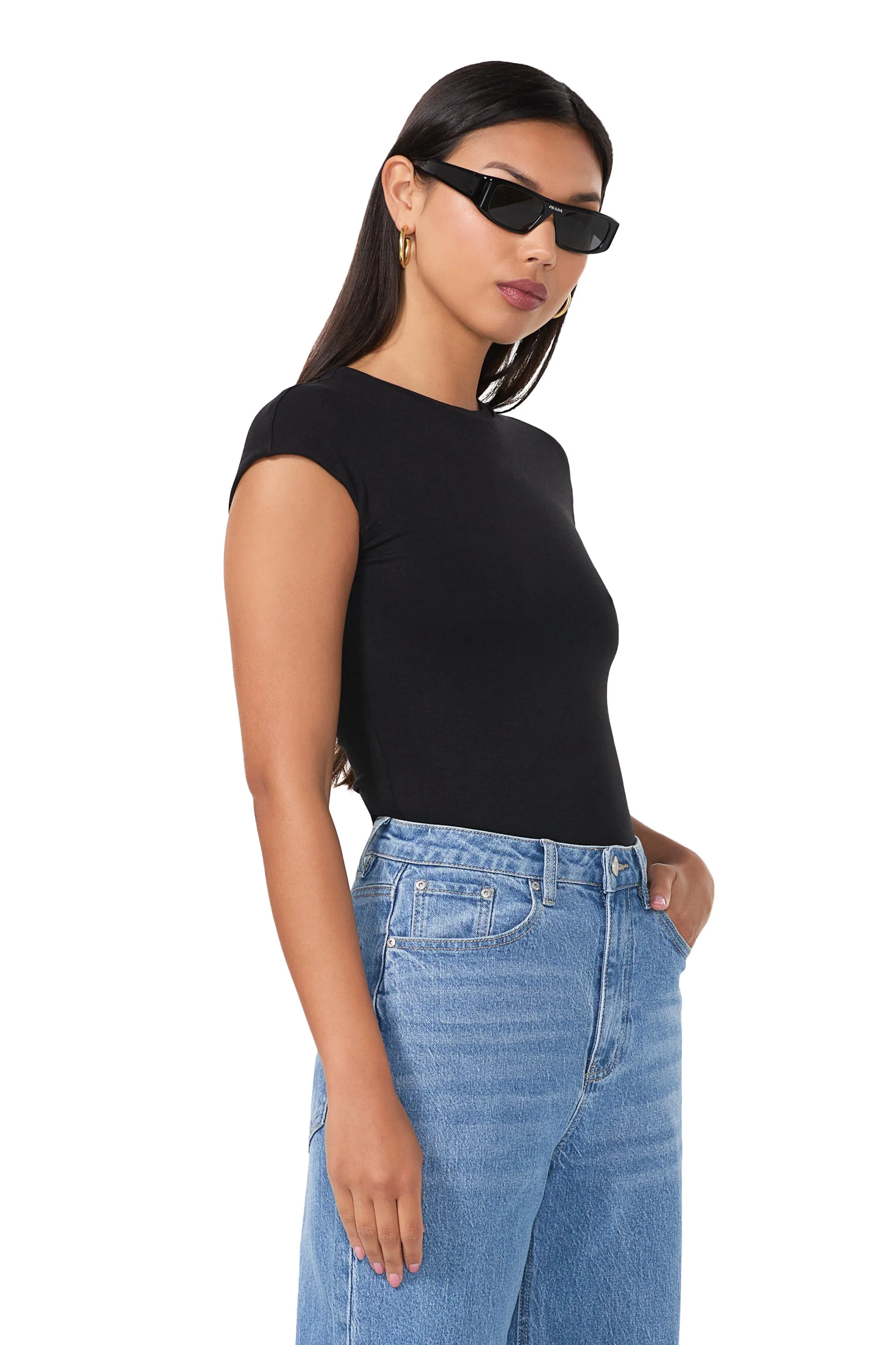 Stretch Comfort Nina Top - Noir