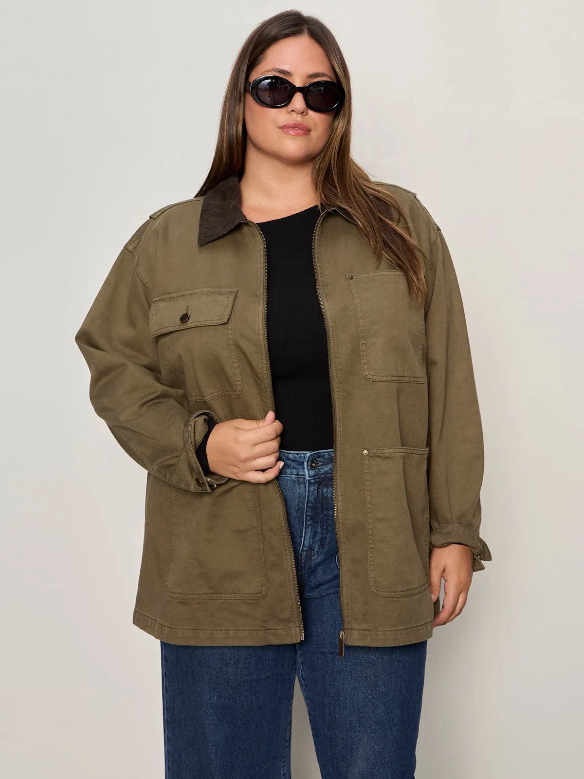 Barn Jacket Burnt Olive Extended Sizing Aftershave Storm Shield