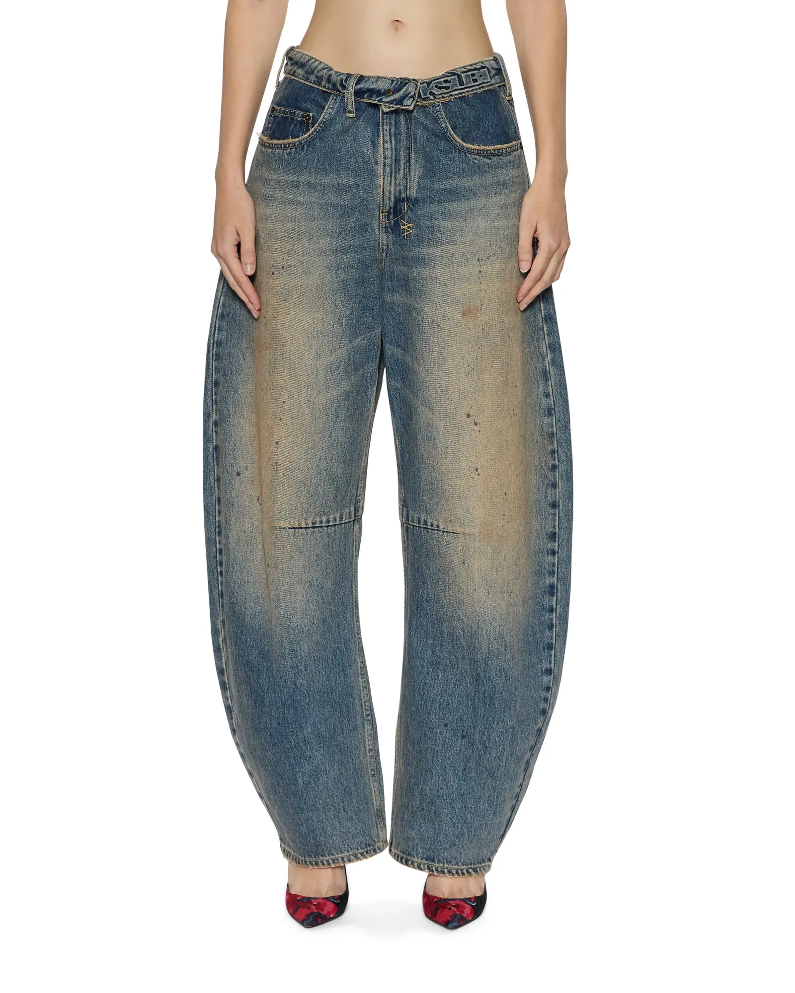 BARREL JEAN DUNE Relaxed Feel Lightweight Denim