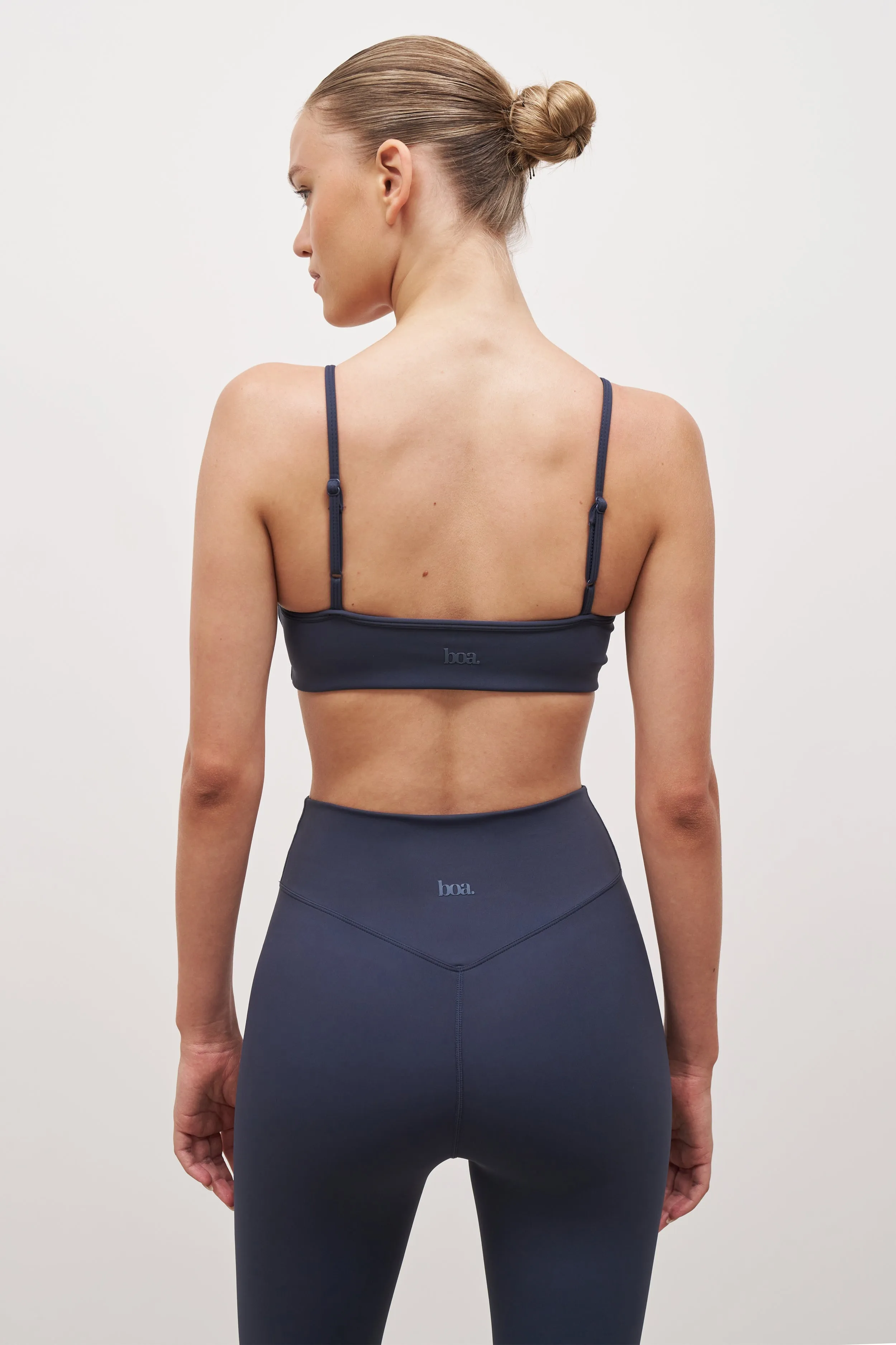 Base Sculpting Cami Bra - Midnight Blue product home friendliness hat accents