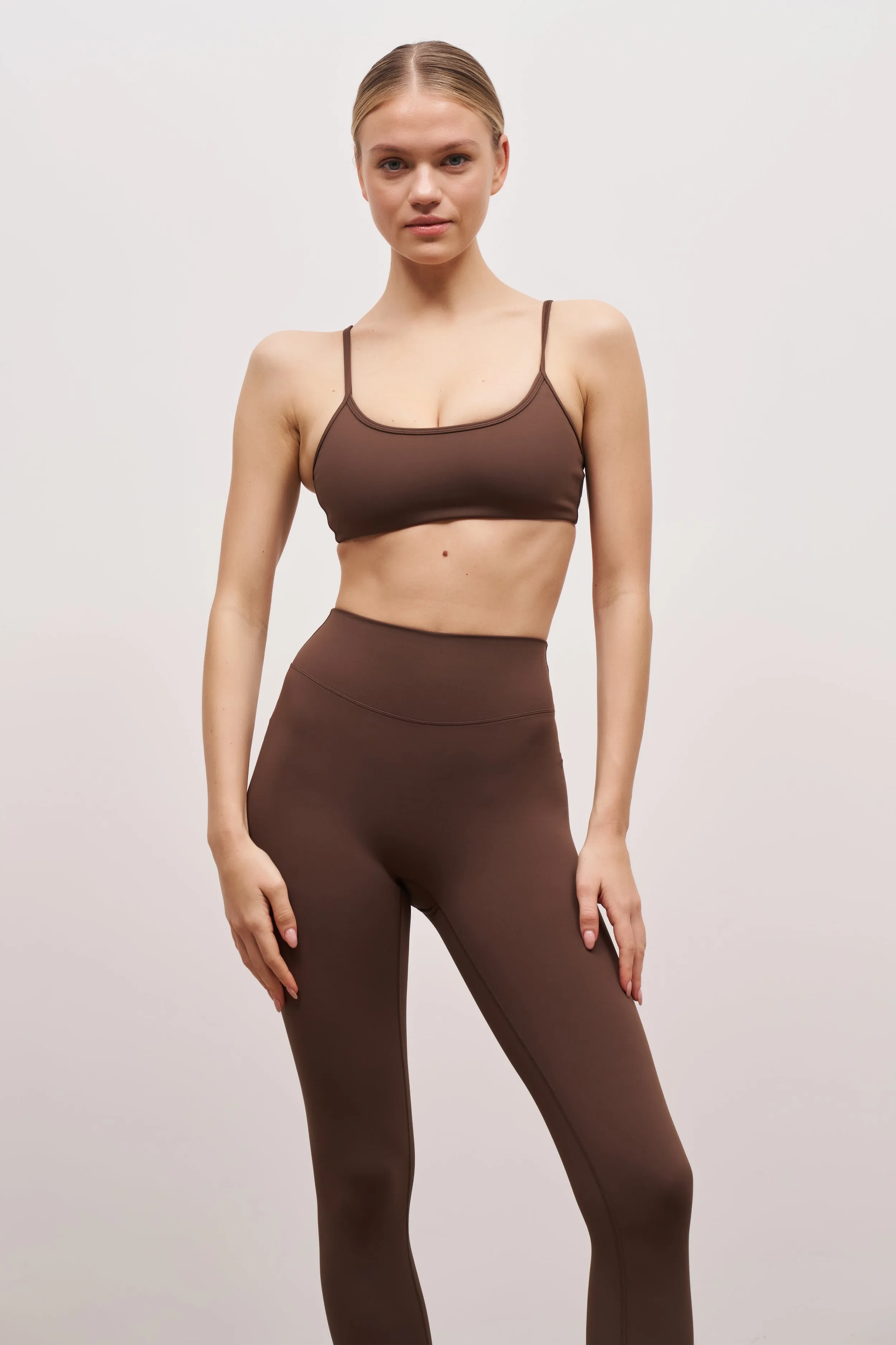 Tailored Fit Base Sculpting Cami Bra - Truffle